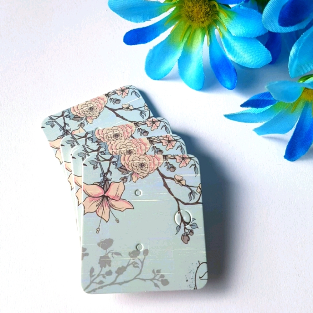 25 pcs Floral Earring Cards Earring Display